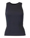 Citizen Of Humanity Isabel Rib Racerback Tank In Blue