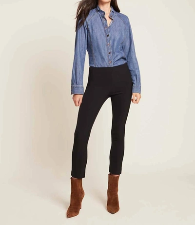 Veronica Beard Zip-back Scuba Trousers In Black