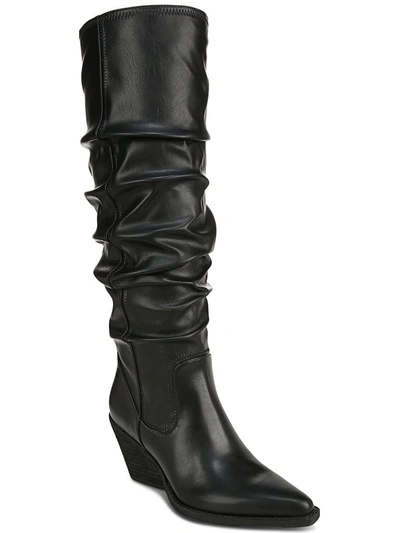 ZODIAC RIAU WOMENS FAUX LEATHER WIDE CALF KNEE-HIGH BOOTS
