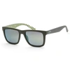 LACOSTE MEN'S 54MM MATTE ARMY GREEN SUNGLASSES