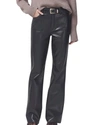 Citizens Of Humanity Isola Cropped Boot Recycled Leather In Black