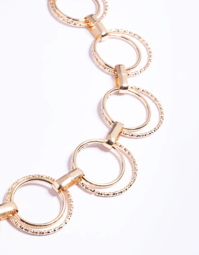 Lovisa Gold Double Circle Link Belt