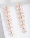 Lovisa Rose Gold Cats Eye Petal Earrings In Gold