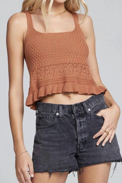 Saltwater Luxe Sienna Sweater Tank In Brown