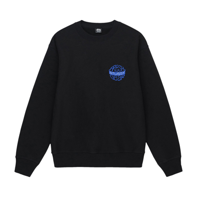 Pre-owned Stussy Fresh Gear Crew 'black'