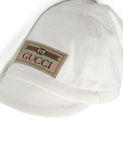 Gucci Tutina Con Dettaglio A Righe In White