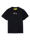 Off-white Kids' T-shirt Cotone Nero In Black