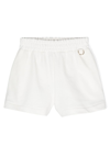 Fendi Shorts Cotone Bianco In White