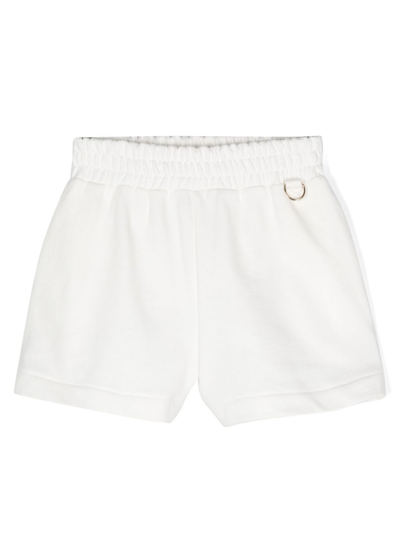 Fendi Kids' Shorts Cotone Bianco In White