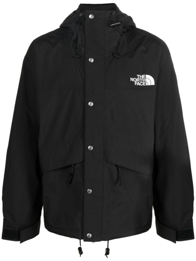 The North Face Giacca Con Stampa In Black