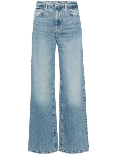 Frame Jeans Le Jane A Gamba Ampia In Blue