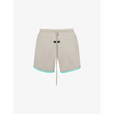 Essentials Fear Of God  Mens Seal  Brand-patch Cotton-blend Shorts