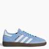 Adidas Originals Mens Blue White Gum Handball Spezial Suede Low-top Trainers In Light Blue