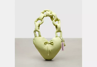 Coach Outlet Coachtopia Loop Puffy Heart Bag In Green