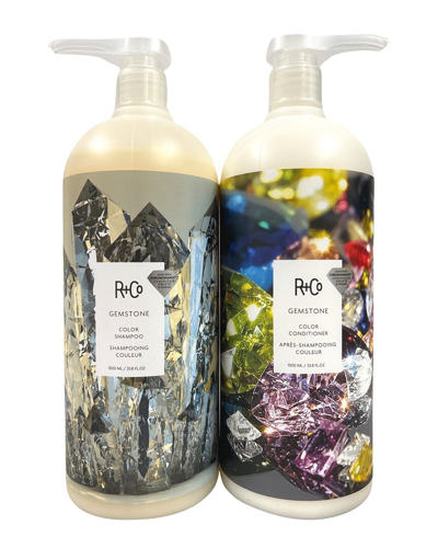 R + Co R+co 33.8oz Gemstone Color Shampoo & Conditioner Duo In White