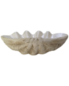 Sagebrook Home 16in Pearlized Shell Bowl In Ivory