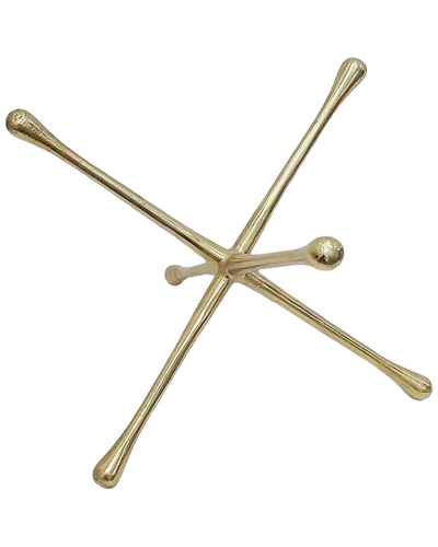 Sagebrook Home 18in Decorative Metal Jack In Gold