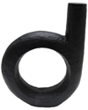 Sagebrook Home 12in Looped Metal Sculpture In Black