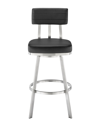 Armen Living Benjamin 26in Swivel Counter Stool