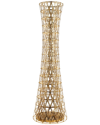 Bethel International Led Floor Lamp In Gold