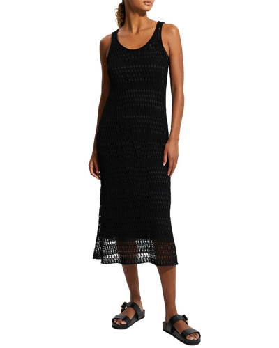 Theory Lace St Dress In Black
