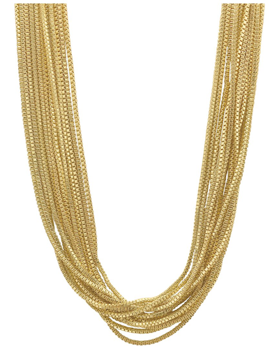 Adornia 14k Plated Stretch Necklace In Gold