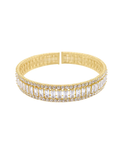 ADORNIA ADORNIA 14K PLATED STRETCH BRACELET