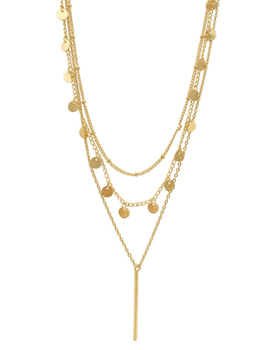 Adornia 14k Plated Chain Necklace Set In Gold