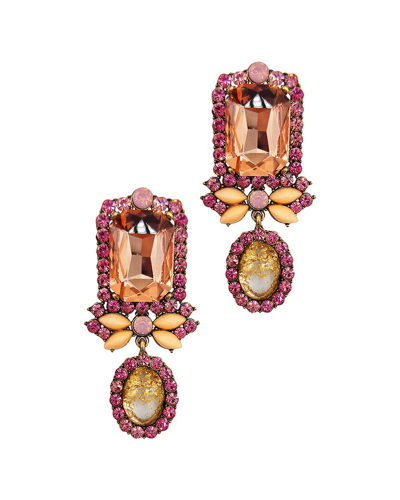 Adornia 14k Plated Statement Earrings In Multi