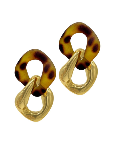 Adornia 14k Plated Statement Earrings In Gold