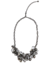 ADORNIA ADORNIA RHODIUM PLATED CZ STATEMENT NECKLACE