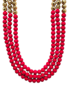 ADORNIA ADORNIA 14K PLATED STATEMENT NECKLACE
