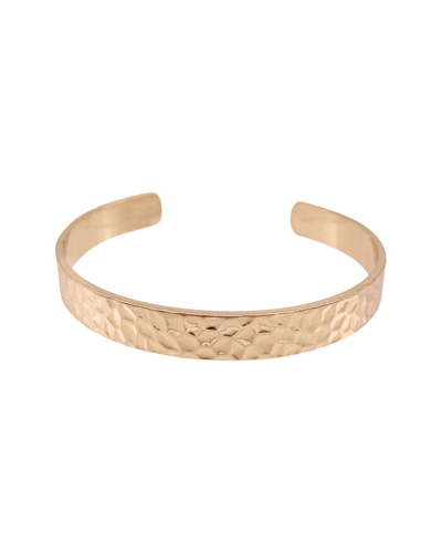 Adornia 14k Plated Cuff Bracelet In Gold