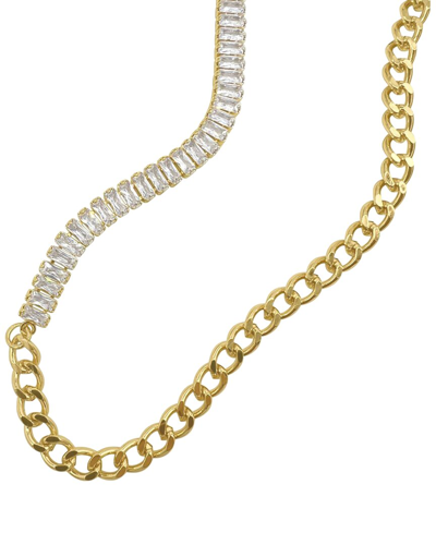 Adornia 14k Plated Chain Necklace In Gold