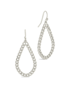 Sterling Forever Nikole Chainlink Teardrop Dangle Earrings