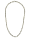 STERLING FOREVER STERLING FOREVER RHODIUM PLATED CZ ARABELLA CHAIN NECKLACE