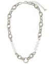 Sterling Forever Rhodium Plated 9mm Pearl Ivanna Necklace