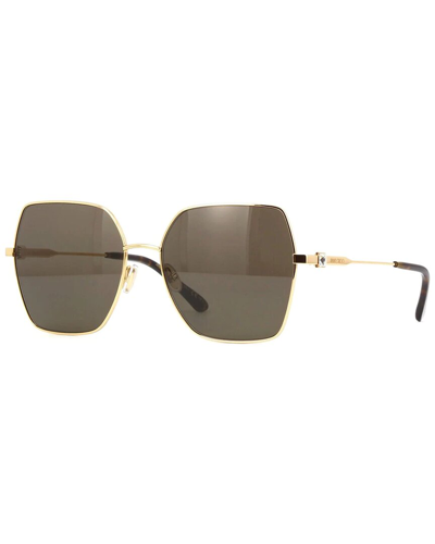 Jimmy Choo Women's Reyes 59mm Sunglasses In Gold