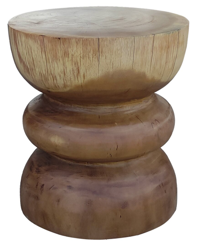 Sagebrook Home 18in Stacked Accent Table In Brown