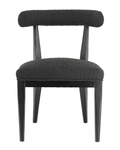 Tov Furniture Palla Boucle Dining Chair In Black