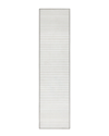 Town & Country Basics Everwashª Recycled Modern Stripe Area Rug With Non-slip  Backing In Silver