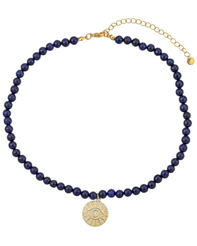 Eye Candy La The Luxe Collection Agate Gabriela Evil Eye Necklace