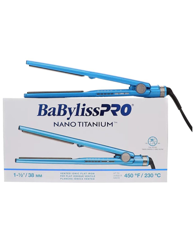 Babylisspro Nano Titanium Vented Ionic Straightening Iron - 1.5in In White