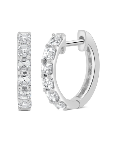 Sabrina Designs 14k 1.02 Ct. Tw. Diamond Huggie Earrings In Metallic