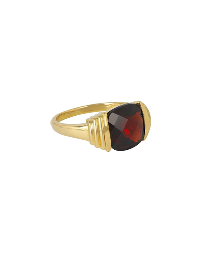 Tiramisu Gold Over Silver 4.92 Ct. Tw. Garnet Ring