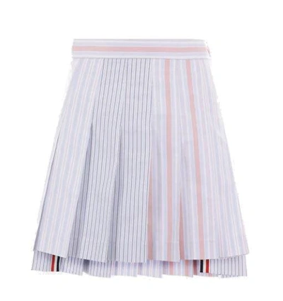 Thom Browne Funmix Striped Oxford 4 In Multi