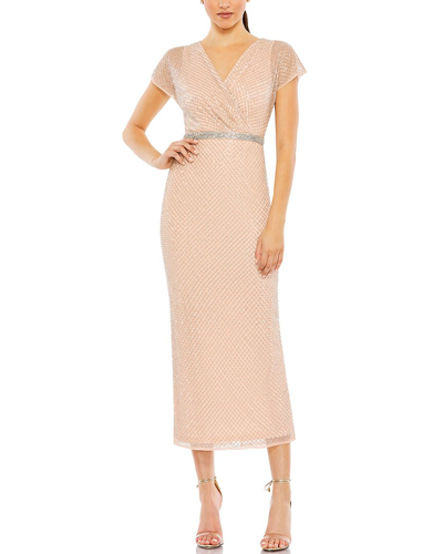 Mac Duggal Embellished Cocktail Dress In Rose