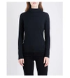 SUNSPEL Turtleneck Cotton-Jersey Top