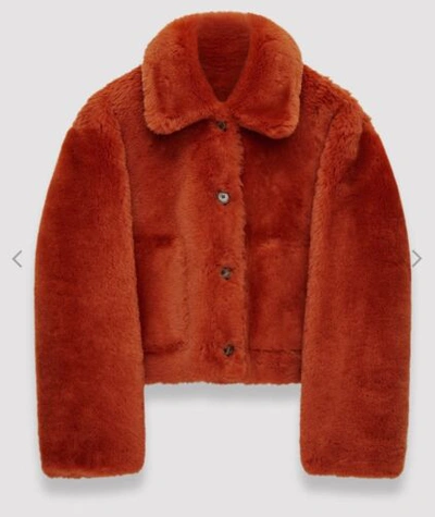 Pre-owned Joseph Reversible Alloway Coat In Cinnamon