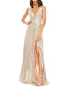 Mac Duggal Metallic Sequin Gown